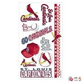 St Louis Cardinals Temporary Tattoos