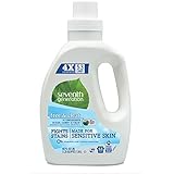 Seventh Generation Liquid Laundry 4x, Free and Clear, 40 Fl Oz. 2 Count (Packaging May Vary)