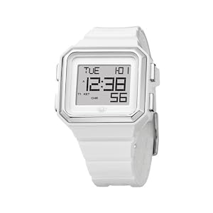 Adidas #ADH4007 White Peachtree Chronograph Alarm Digital Watch