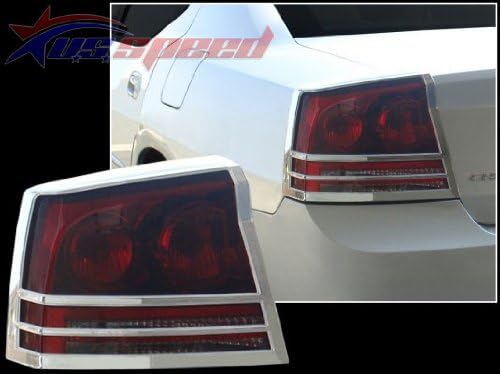 2006-2008 Dodge Charger Chrome Tail Light Covers 2PC