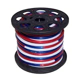 150' 120-volt Rope Lights (Red,White & Blue) w/ Acc