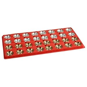 Valentino Giant 24K Gold Silver Plated Backgammon Checkers From Italy by 