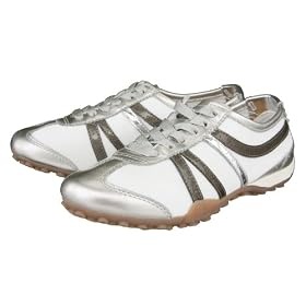 Buy Geox 'Snake' Casual Sneakers Ladies - White Silver by Geox
