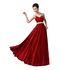 Halter Lace-Up Corset   Waistline Prom Dress 