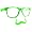 Green Glow in the Dark Clear Lens