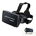 CreateGreat 3D Virtual Reality Headset 3D VR Glasses with Adjustable Head Strap for 3D Movies and Games, Better Than Google Cardboard, Compatible with Iphone and Android 4.7~6.0 Inch screen - Black