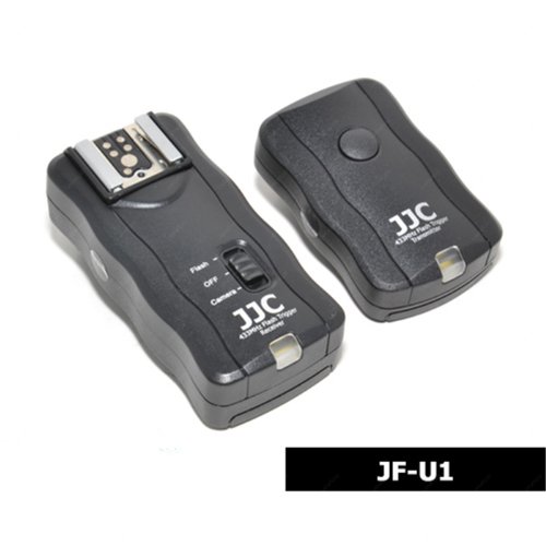 16 Channel 30m Wireless Flash Trigger Set JF-U1 1xSender 1xReceiver for DSLR & Flashgun i.e. Canon 7D 6D 5D Mark II 60D 700D 650D 600D 550D 500D 450D 1100D Nikon D700 D300s D7000 D5100 D5000 D3100 D3000 D90 D80 D60s D40x Olympus E-620 E-5 E-P3 E-PL3 E-M5 OM-D Pentax K-7 K-x K20D Panasonic GH1 GH3 GF1 GF3 G10 GX1 with Canon 580 EX II 550EX 530EX 430EX II Nikon SB910 SB900 SB800 SB600 SB28 Metz 44 48 58 AF2 Yongnuo 460 II 467 560 565EX etc.