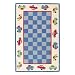 KAS Rugs Kidding Around 426 Blue/Ivory Cars Area Rug