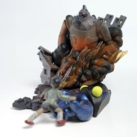 Tetsujin 28 Gashapon Diorama - Gigantor in Cityscape