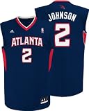NBA Men's Atlanta Hawks Joe Johnson Revolution 30 Road Replica Jersey (Navy, X-Large)