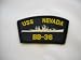 US Navy Battleship USS Nevada BB-36 Baseball Cap Patch