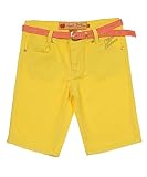 Apple Bottoms Gilded Apple Belted Skimmer Jeans (Sizes 4 - 6X)
