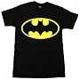 DC COMICS "BATMAN: GLOW-IN-THE-DARK LOGO" Black Cotton Tee Licensed