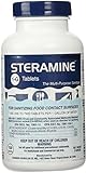 1 X Steramine Quaternary Sanitizing Tablets - 150 Sanitizer Tablets per bottle