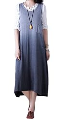 Tie Dye Print Flared-Skirt Cotton Jumper 