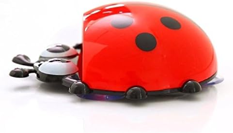 Creative cute cartoon strong chuck toothpaste tooth brush holder(Red)