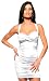 White Ruched Sexy Cocktail Fitted X Back Club Party Hot Mini Dress