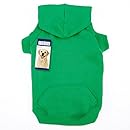 Casual Canine 20-Inch Cotton Basic Dog Hoodie, Large, Green