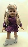 Purple Skating Outfit for American Girl Dolls- Just Like You