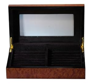 Wooden Cufflink Box for 24 Pairs