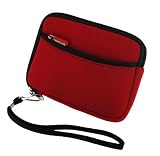 rooCASE (Flamming Red) Neoprene Sleeve Case for Garmin nuvi 1350 4.3-inch Widescreen