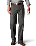Dockers Men's Signature Khaki D2 Straight Fit Flat Front Pant,Military Olive,42x30