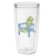 Swirls Adirondack Chair 16 oz Insulated Beverage Tumbler, Clear