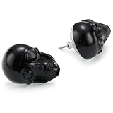 TARINA TARANTINO Classic Black Lucite Skull Po
