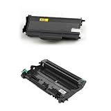 GTS Value Combo: Replacement 1 Toner Cartridge for Brother TN360 and 1 Drum Unit for Brother DR360, Plus a Universal Compatible Cell Phone Leather Case