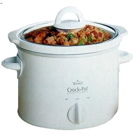 3QT ROUND WH SLOW COOKER by Rival