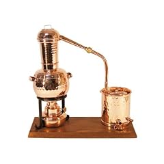 Destille "Arabia" (Al-Ambik� E-1251) 0,5 Liter mit Aromakorb. Neues Modell mit verbessertem Spiritusbrenner! Legale Dampfdestille f�r Alkohol und Hydrolate (�therische �le)