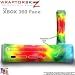 Tie Dye Skin by WraptorSkinz TM fits XBOX 360 Factory Faceplates