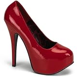 TEEZE-06, 5 3/4" Pump Red Patent Size 10
