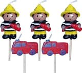 Bougies pompier Choisissez Mini (pack de 5)