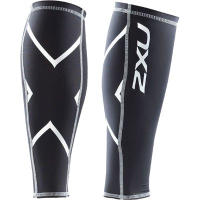 2XU【UA1244b】 ハイパフォーマンスコンプレッションカルフガード ブラック M