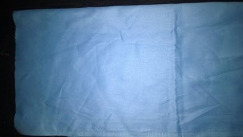 Egyptian Decor Linen Luxury 600-thread-Count Sateen Short Queen Bed Skirt 1 qty Light blue Solid 10 Inch pocket depth