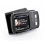 Tuff-Luv Leather case cover for (Philips GoGear Ariaz SA1ARA16K/02 SA1ARA08KI/05 SA1ARA08K/02 SA1ARA04KI/05 4GB/8GB/16GB) - Black