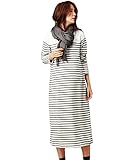 Angeliebe エンジェリーベ 授乳 口 付 パイル 裏 起毛 マキシ ワンピース M アイボリー