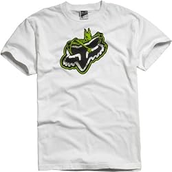 Fox Racing Vamplifier Men's Short-Sleeve Sports Wear Shirt - White