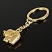 Pinksee Gold Elephant Keyring Keychain Charm Pendant Car Key Chain Gift