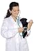 Attractive Lady Veterinarian - 24H x 16W - Peel and Stick Wall Decal by Wallmonkeys