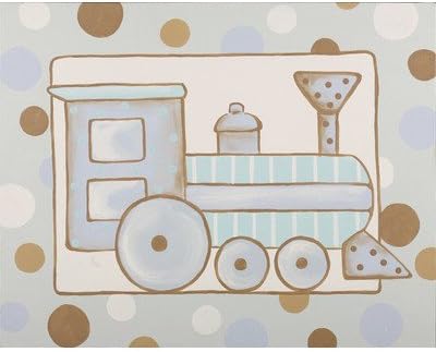 My First Train Canvas Art