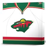 NHL Minnesota Wild White Jersey Canvas Print (12 x 12)
