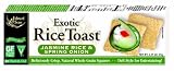 Edward & Sons Exotic Rice Toast, Jasmine Rice & Spring Onion, 2.25-Ounce Boxes (Pack of 12)