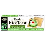 Edward and Sons Exotic Rice Toast Jasmine Rice and Spring Onion 2.25 Ounce Boxes Pack of... by Edward & Sons