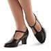 Danshuz Womens Size 9 Black Broadway T-Strap Character Dance Shoes