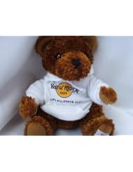 Hard Rock Cafe Teddy Bear Plush Toy 10" ; with Hoodie