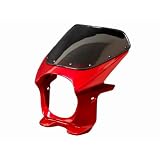《送料無料》新品 汎用φ180 ビキニカウル赤【塗装済み】＋カウル取付ボルトセット