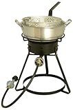 IMAGE OF King Kooker 1642 16-Inch Bolt Together Outdoor Propane Cooker Package with Aluminum Fry Pan