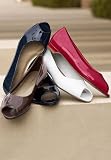 Peep-Toe Patent Flats